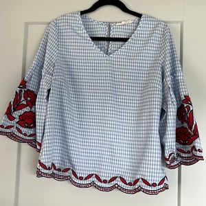 Gingham Top - M